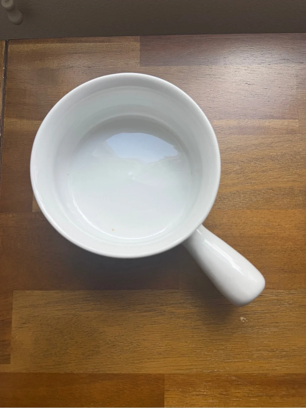 Crate & Barrel Round Au Gratin Dish Ceramic